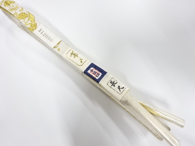 未使用品　正絹　手組帯締め（長尺）